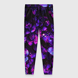 Женские брюки Флуоресцентные цветы