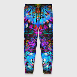 Брюки женские Абстракция стекло узор, цвет: 3D-принт