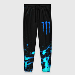 Женские брюки Monster energy голубые краски