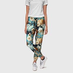 Брюки женские Маленькие тыковки, цвет: 3D-принт — фото 2