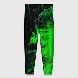 Женские брюки Color green black