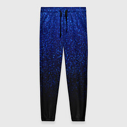 Брюки женские Волшебный чёрно-синий текстура напыление, цвет: 3D-принт