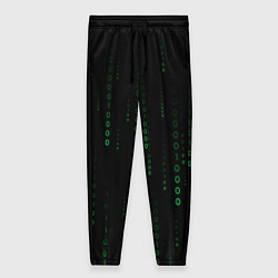 Женские брюки Color black green