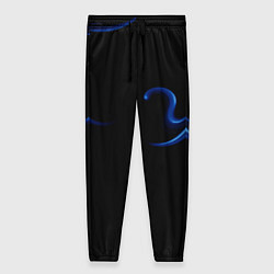 Брюки женские Color blue abstraction, цвет: 3D-принт