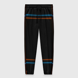 Женские брюки Neon black red blue
