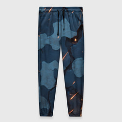 Брюки женские Камуфляжные плиты текстура, цвет: 3D-принт