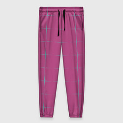 Брюки женские Color pink stripes, цвет: 3D-принт