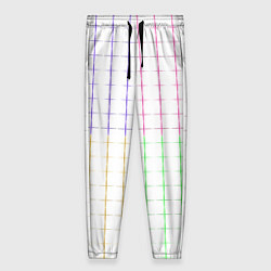 Женские брюки Color white multicolored stripes