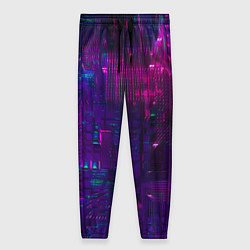 Брюки женские Геометрия будущего, цвет: 3D-принт