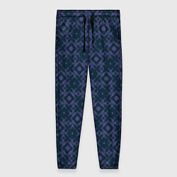 Брюки женские Геометрический монохромный паттерн, цвет: 3D-принт