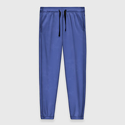 Брюки женские Ярко синий с текстурой, цвет: 3D-принт