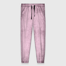 Брюки женские Текстура розовый бетон, цвет: 3D-принт