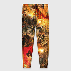Брюки женские Атмосфера Рождества, цвет: 3D-принт