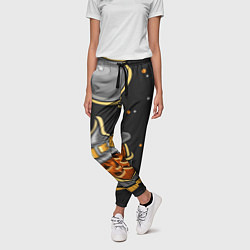 Брюки женские День хэллоуин, цвет: 3D-принт — фото 2