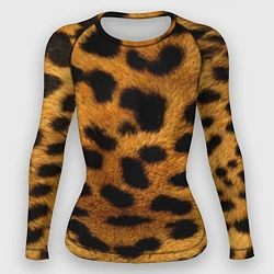 Рашгард женский Шкура леопарда, цвет: 3D-принт