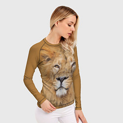 Рашгард женский Царский лев, цвет: 3D-принт — фото 2