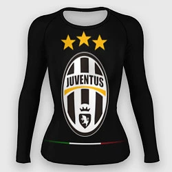 Рашгард женский Juventus: 3 stars, цвет: 3D-принт