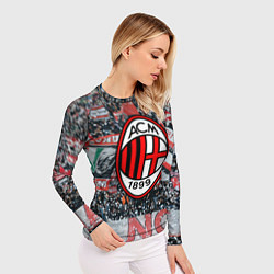 Рашгард женский Milan FC, цвет: 3D-принт — фото 2