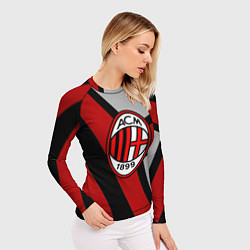 Рашгард женский Milan FC 1899, цвет: 3D-принт — фото 2