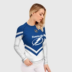 Рашгард женский NHL: Tampa Bay Lightning, цвет: 3D-принт — фото 2