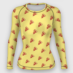 Рашгард женский Рай пиццы, цвет: 3D-принт