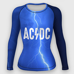 Рашгард женский AC/DC: Lightning, цвет: 3D-принт
