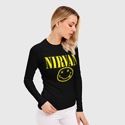 Рашгард женский Nirvana Rock, цвет: 3D-принт — фото 2