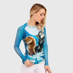 Рашгард женский Альфа и Омега 8, цвет: 3D-принт — фото 2