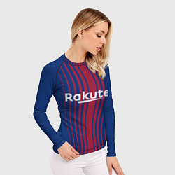 Рашгард женский FCB Barcelona: Rakuten, цвет: 3D-принт — фото 2