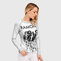 Рашгард женский Ramones Party, цвет: 3D-принт — фото 2
