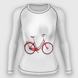 Рашгард женский Велосипед, цвет: 3D-принт