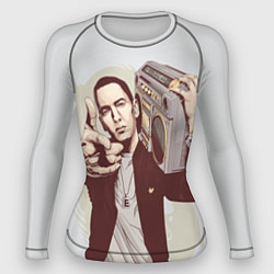 Рашгард женский Eminem: Street Music, цвет: 3D-принт