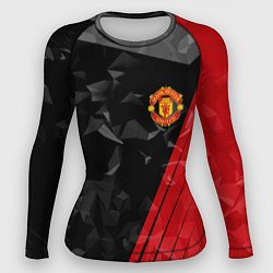 Рашгард женский FC Manchester United: Abstract, цвет: 3D-принт