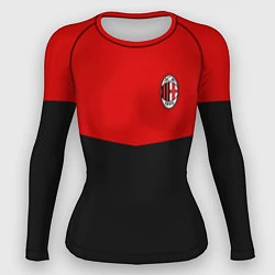 Рашгард женский АC Milan: R&B Sport, цвет: 3D-принт
