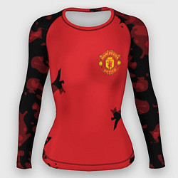 Рашгард женский FC Manchester United: Red Original, цвет: 3D-принт