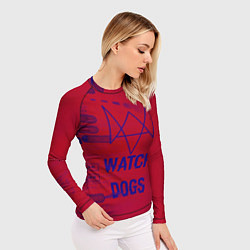 Рашгард женский Watch Dogs: Hacker Collection, цвет: 3D-принт — фото 2