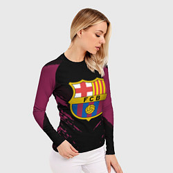 Рашгард женский Barcelona FC: Sport Fashion, цвет: 3D-принт — фото 2