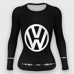 Женский рашгард Volkswagen: Black Abstract