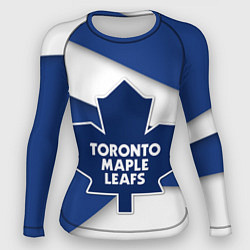 Рашгард женский Toronto Maple Leafs, цвет: 3D-принт