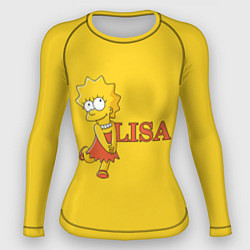 Женский рашгард Lisa Simpson