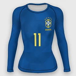 Рашгард женский Coutinho Away WC 2018, цвет: 3D-принт