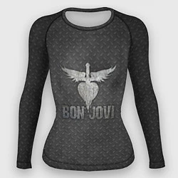 Женский рашгард Bon Jovi: Metallic Style