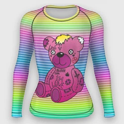 Рашгард женский Lil Peep Bear, цвет: 3D-принт