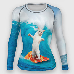 Женский рашгард Кот-серфер