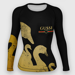 Рашгард женский GUSSI: Gold Edition, цвет: 3D-принт