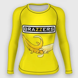 Рашгард женский Brazzers: Yellow Banana, цвет: 3D-принт