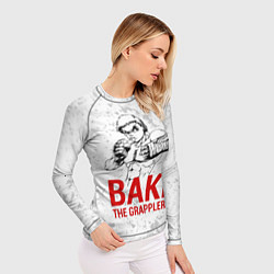 Рашгард женский Baki the Grappler, цвет: 3D-принт — фото 2