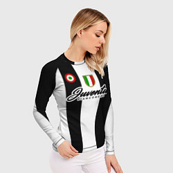 Рашгард женский Ювентус, цвет: 3D-принт — фото 2