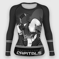 Женский рашгард Washington Capitals: Mono