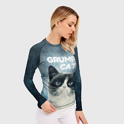 Рашгард женский Grumpy Cat, цвет: 3D-принт — фото 2
